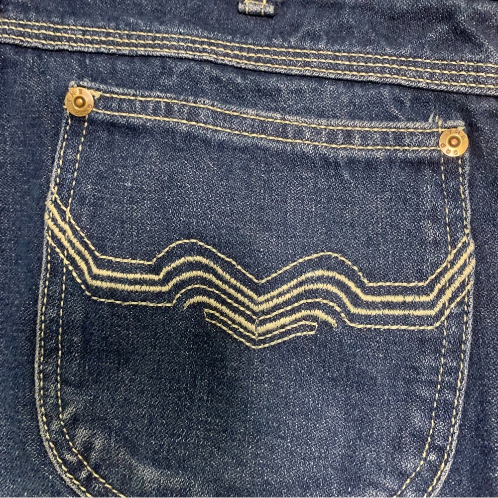 Gap Vintage Retro 70’s High Waist Rise Straight Leg Jeans 28 - Picture 5 of 5